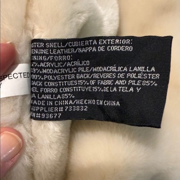 St. John's Bay Brown Shearling Jacket - Picture 3 of 3